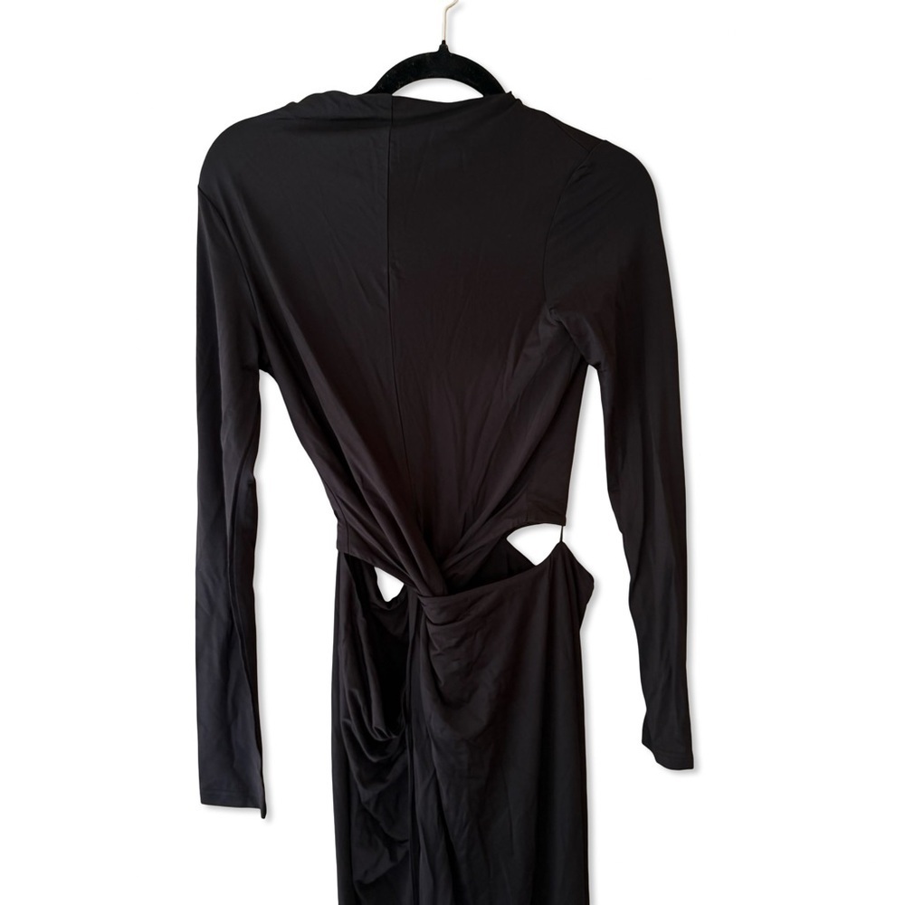 Cult Gaia Keri Dress Black Maxi cutout jersey slinky gown NWT Revolve $898 M - Picture 9 of 12